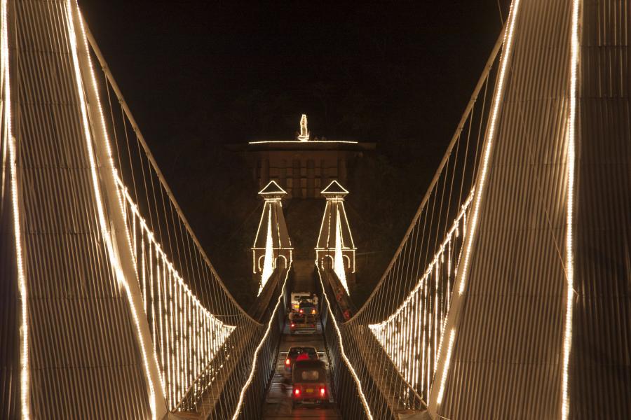 Puente de occidente, Santa Fe de Antioquia, Colomb...