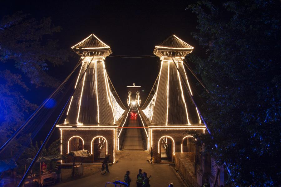 Puente de occidente, Santa Fe de Antioquia, Colomb...