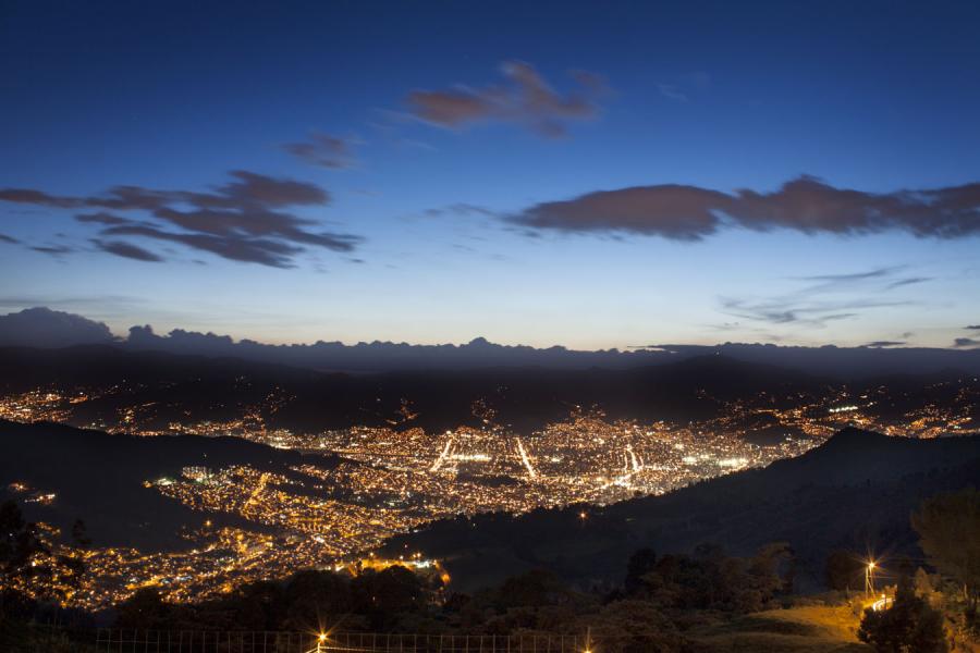 Panoramica de la Ciudad de Medellin, Antioquia, Co...