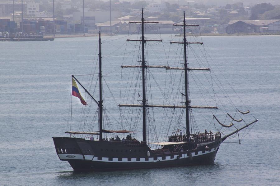 Barco Pirata Phantom, Cartagena, Bolivar, Colombia