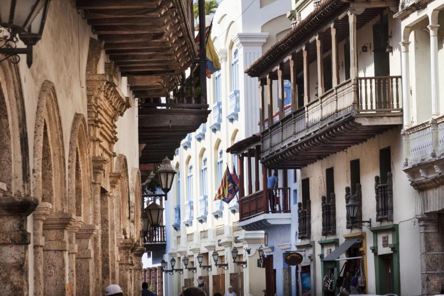 Arquitectura Tradicional, Cartagena, Bolivar, Colo...