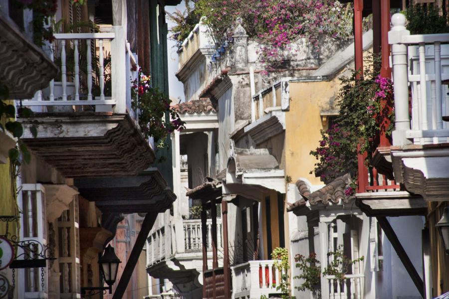 Arquitectura Tradicional, Cartagena, Bolivar, Colo...