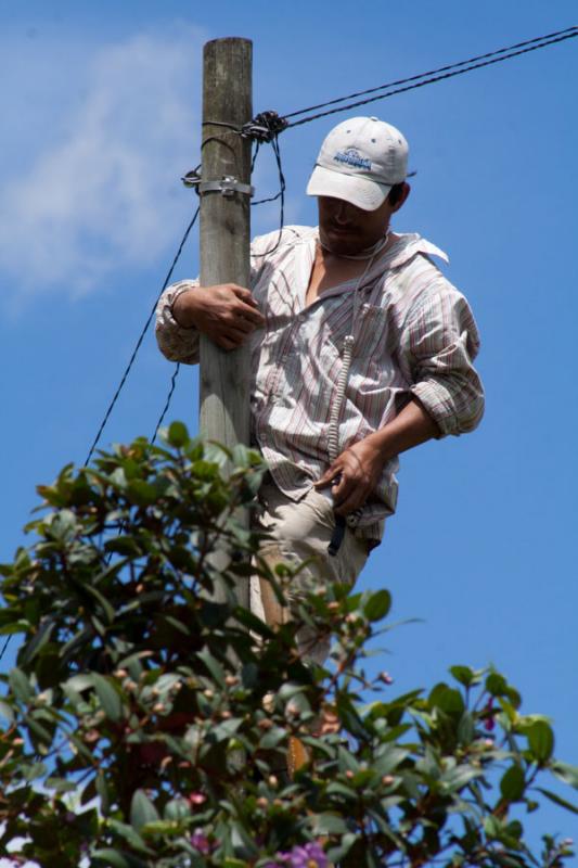 Electricista Trabajando