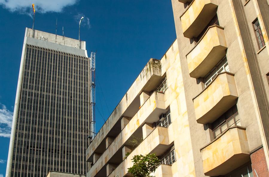 Edificio Coltejer en el centro de Medellin, Antioq...