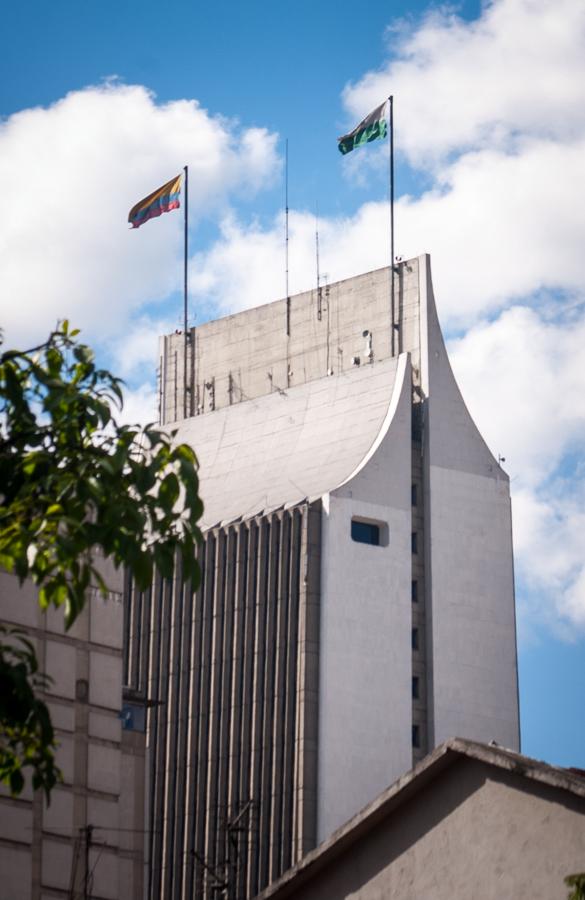 Edificio Coltejer en el centro de Medellin, Antioq...