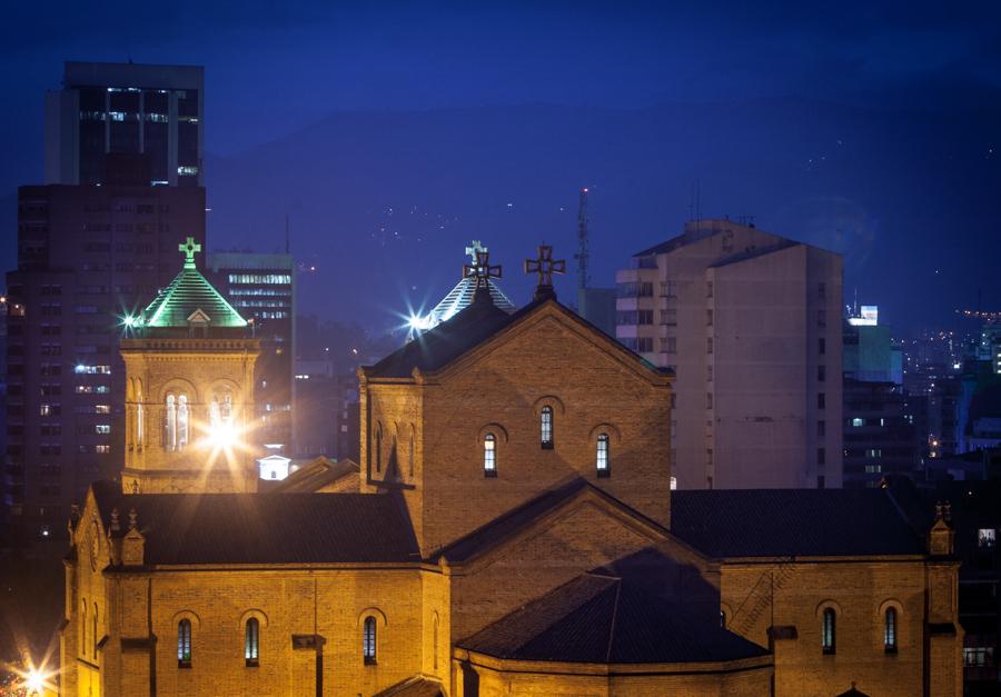 Catedral Metropolitana de Medellin, Antioquia, Col...