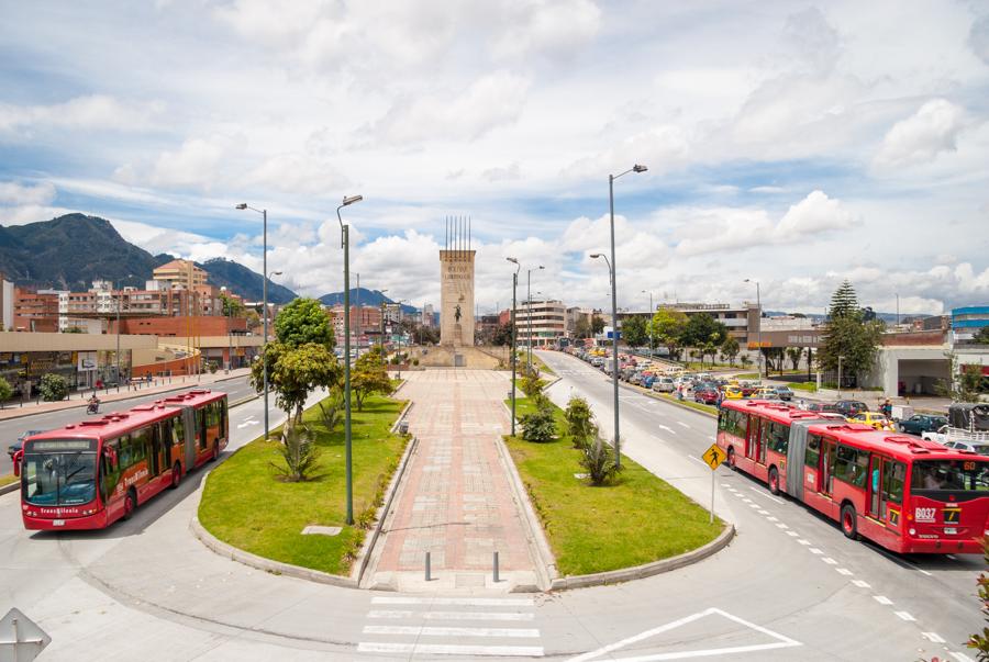 Monumento Bolivar Libertador, Bogota, Cundinamarca...