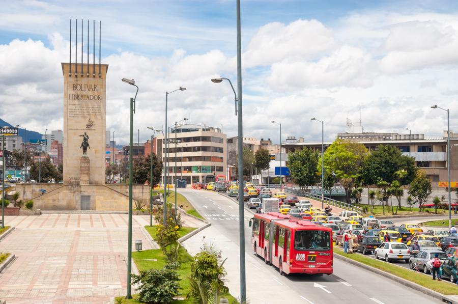 Monumento Bolivar Libertador, Bogota, Cundinamarca...