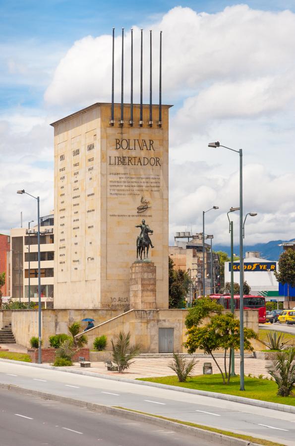 Monumento Bolivar Libertador, Bogota, Cundinamarca...