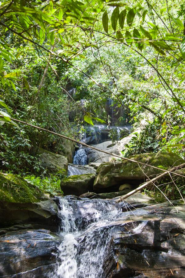 Cascada Natural Quimbaya, QuIndio, Colombia, Colom...