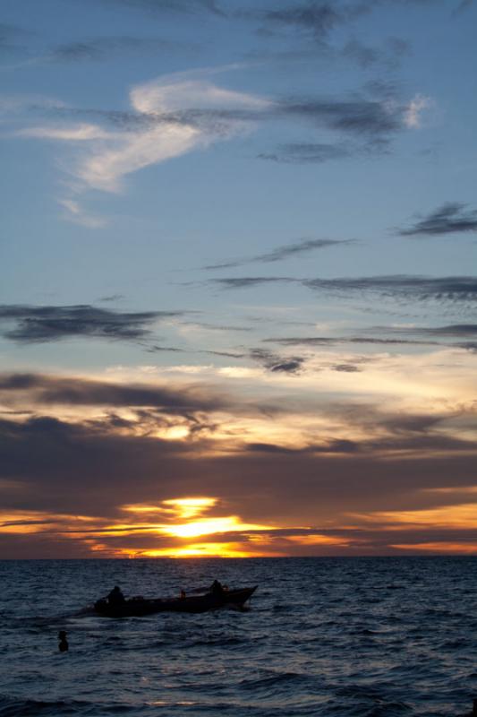 Atardecer en el Golfo de Morrosquillo, CoveÃ±as,...