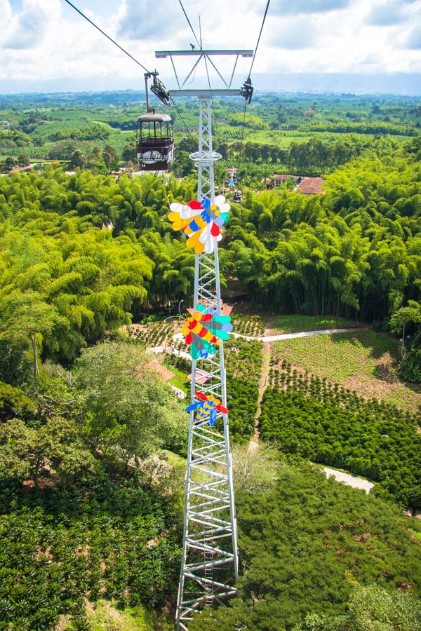 Teleferico en el Parque del Cafe, Montenegro, QuIn...