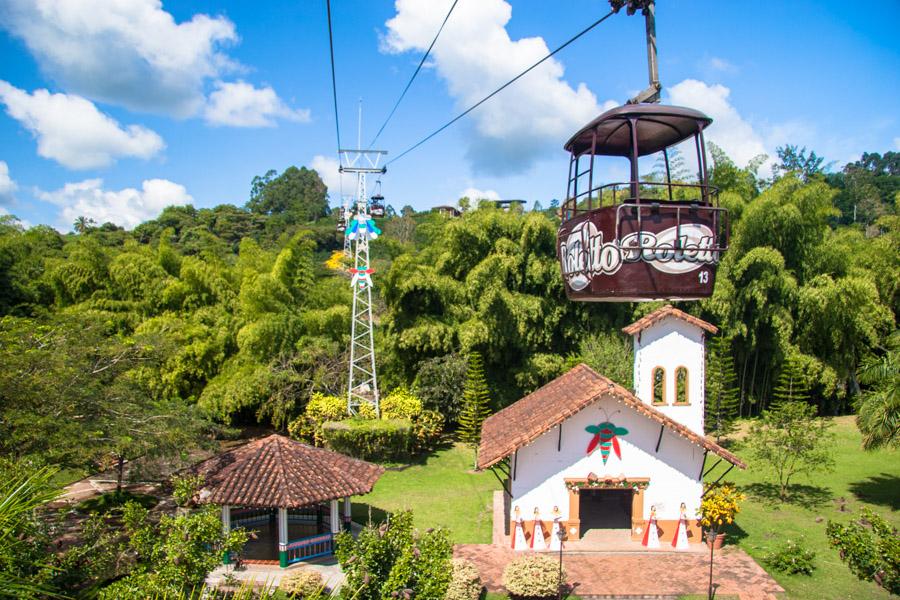 Teleferico en el Parque del Cafe, Montenegro, QuIn...