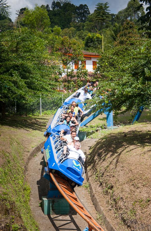 Montaña Rusa en el Parque Nacional del Cafe, Mont...