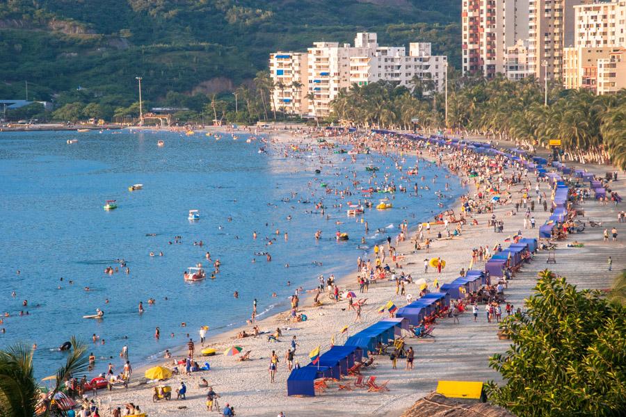 Panoramica del Rodadero, Santa Marta, Magdalena, C...