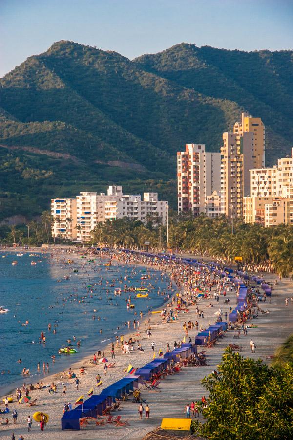 Panoramica del Rodadero, Santa Marta, Magdalena, C...