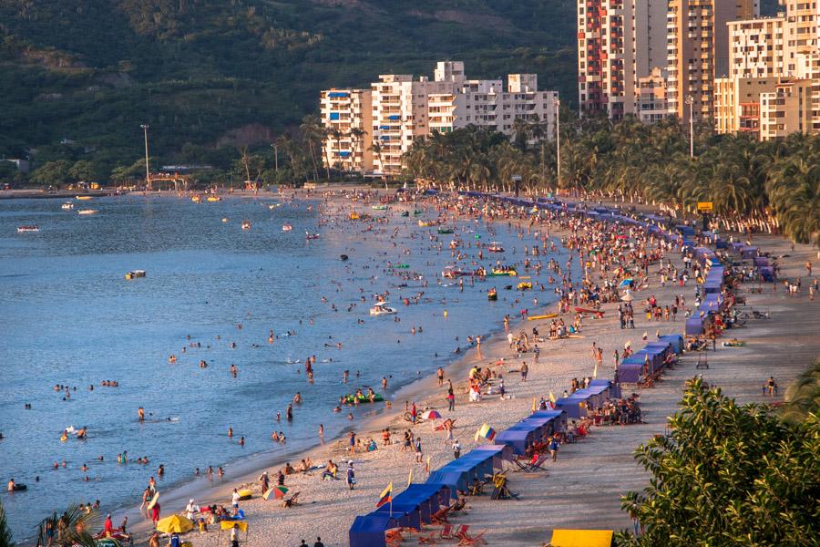 Panoramica del Rodadero, Santa Marta, Magdalena, C...