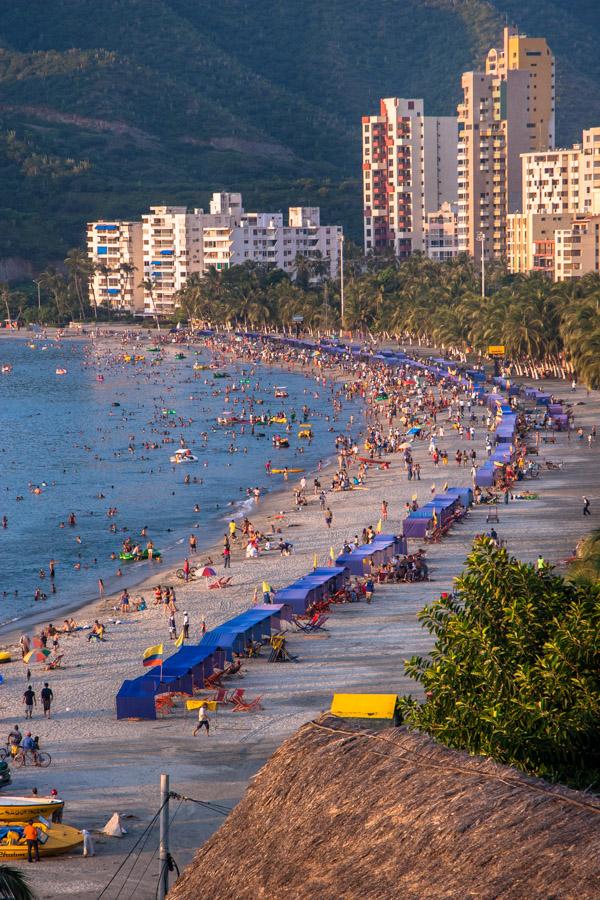 Panoramica del Rodadero, Santa Marta, Magdalena, C...