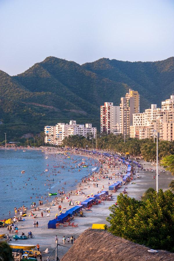 Panoramica del Rodadero, Santa Marta, Magdalena, C...