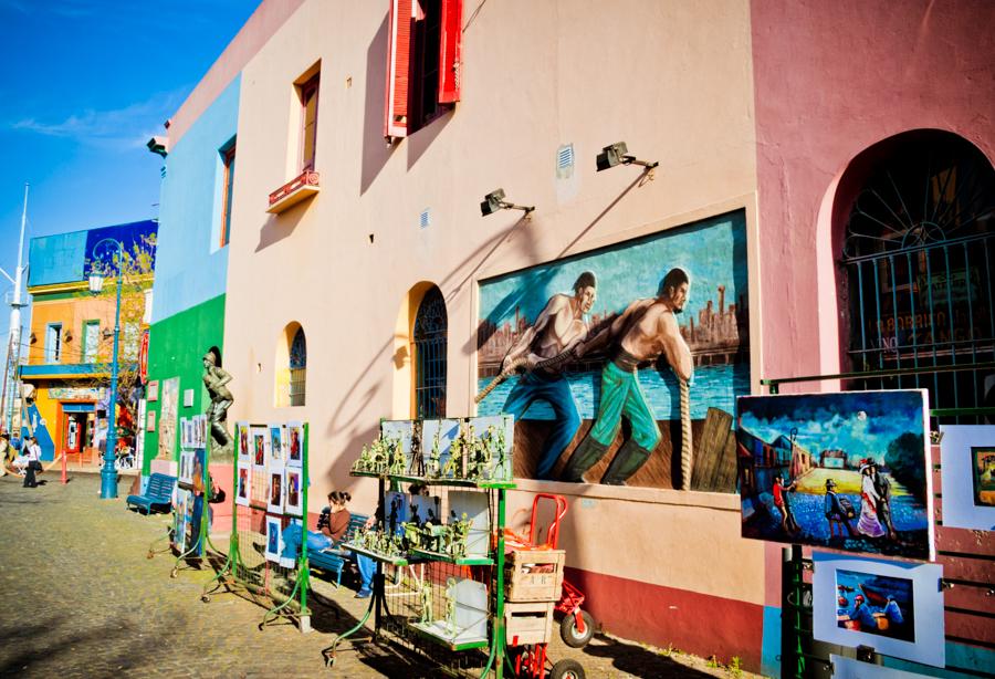 Caminito, La Boca, Buenos Aires, Argentina, Sur Am...