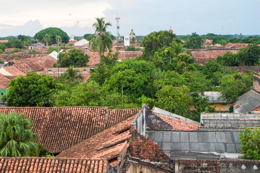 Panoramica de Santa Cruz de Mompox, Bolivar, Colom...