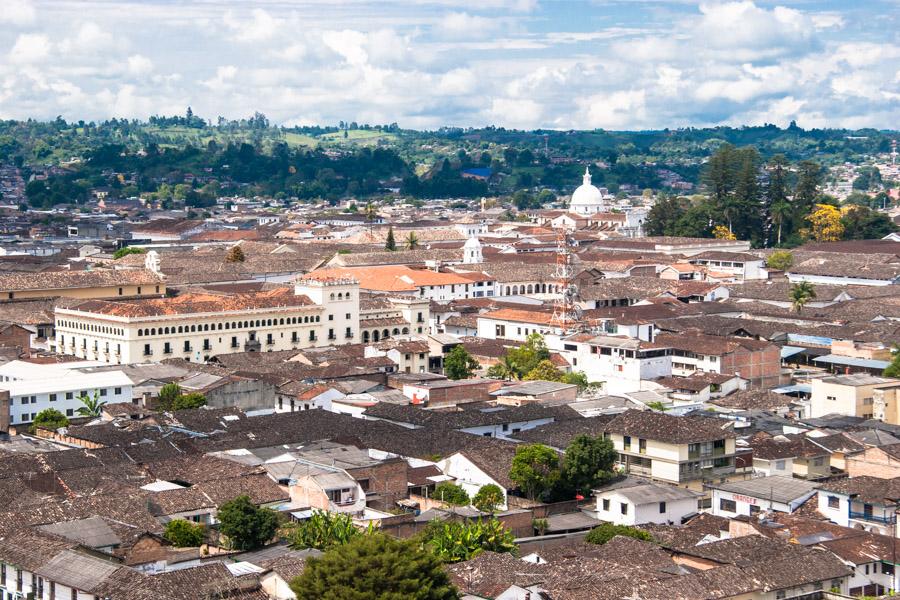 Panoramica de Popayan, Cauca, Colombia