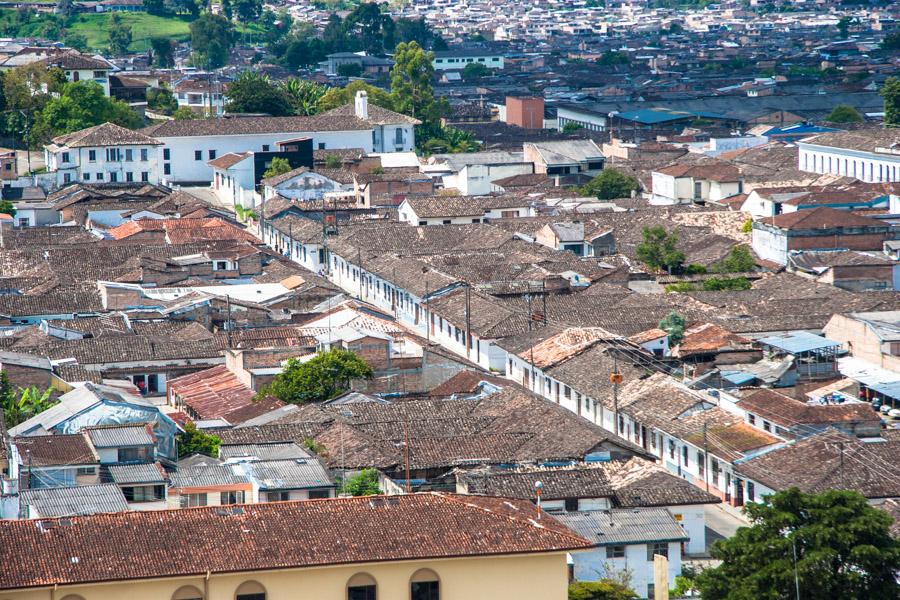 Panoramica de Popayan, Cauca, Colombia