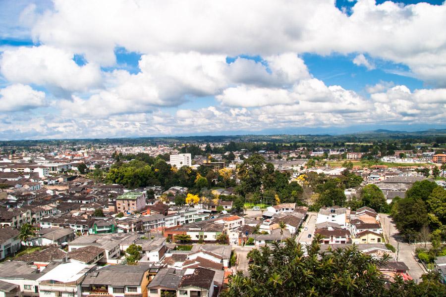 Panoramica de Popayan, Cauca, Colombia