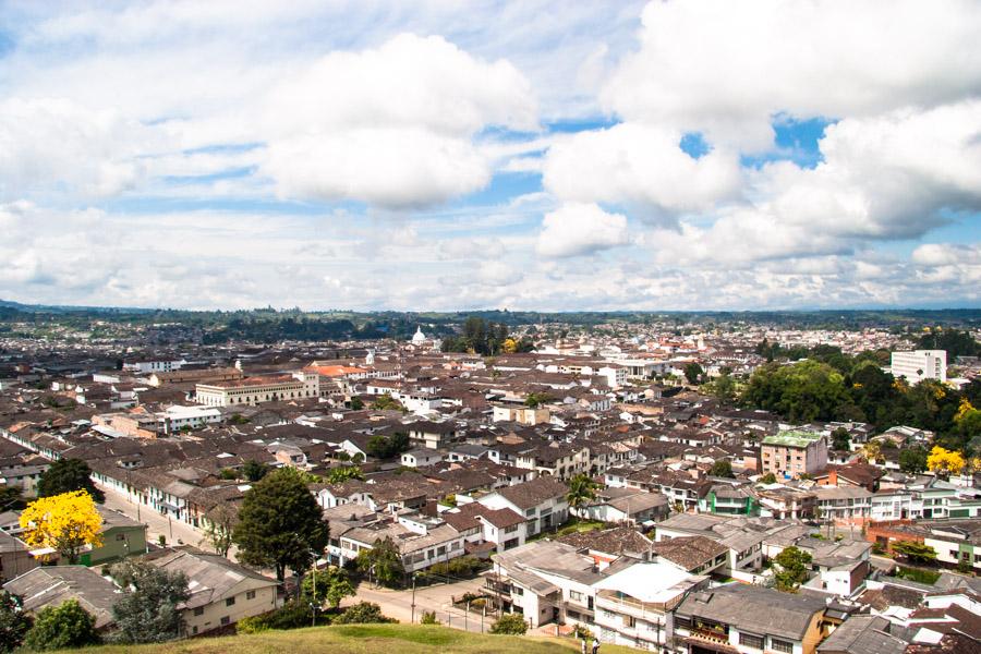 Panoramica de Popayan, Cauca, Colombia