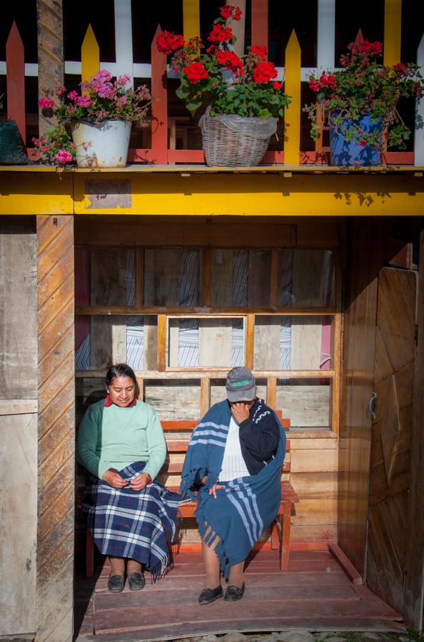 Campesinas en San Juan de Pasto, Nariño, Colombia