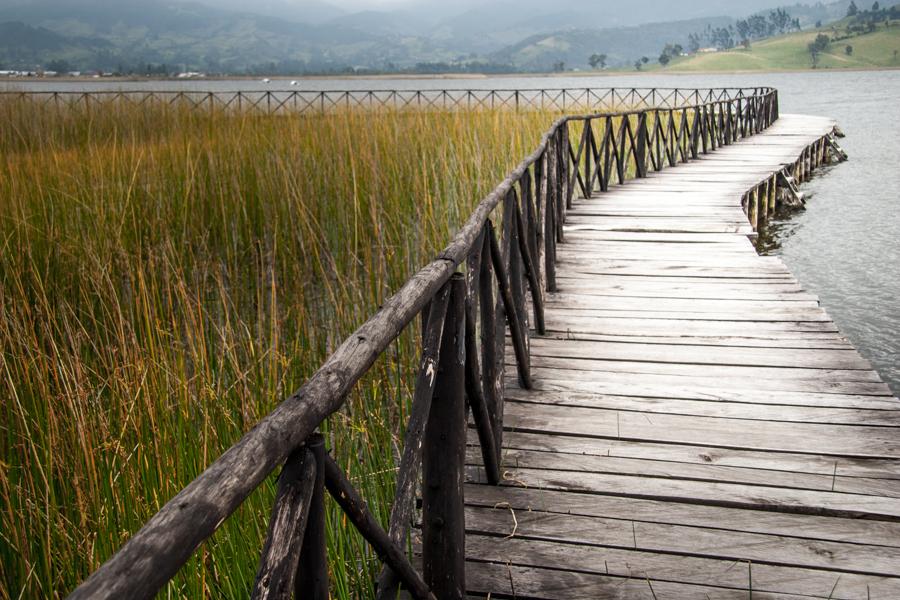 Laguna de la Cocha en San Juan de Pasto, Nariño, ...