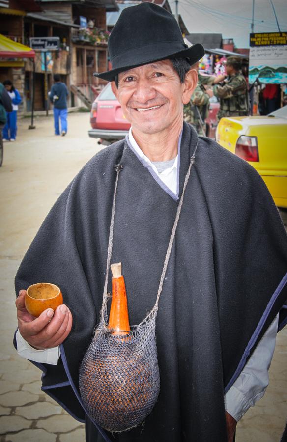 Campesino de San Juan de Pasto, Nariño, Colombia