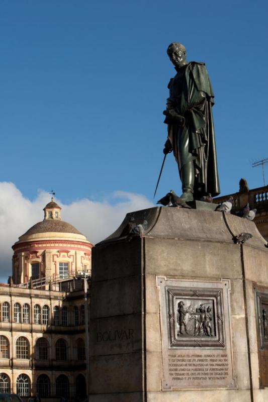 Monumento Simon Bolivar, Plaza de Bolivar, Bogota,...