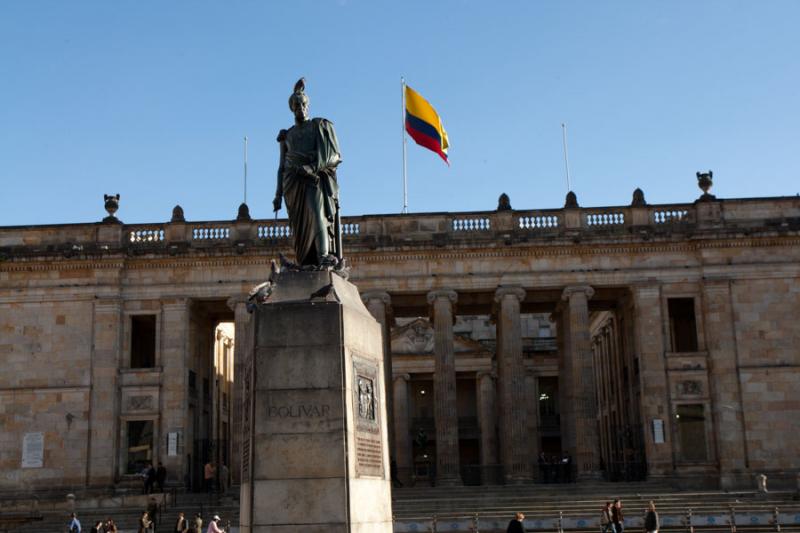 Capitolio Nacional, Plaza de Bolivar, Bogota, Cund...