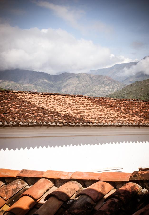 Tejados en Santa Fe de Antioquia, Colombia