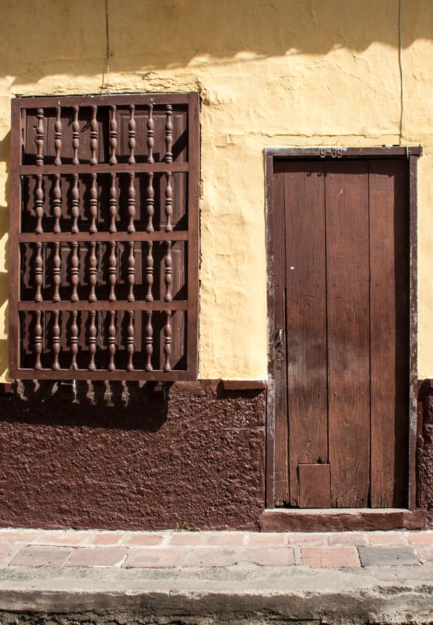 Fachada de una Casa Colonial