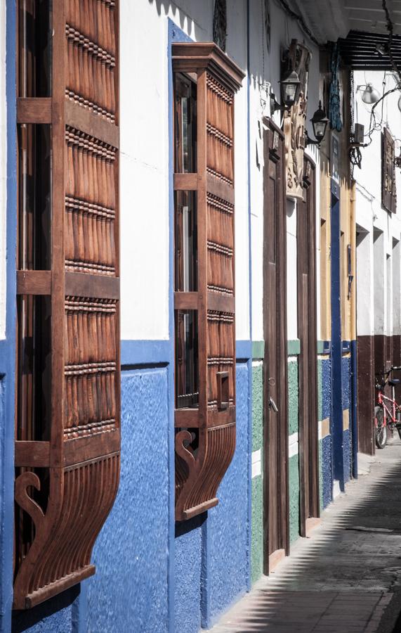 Calle en Santa Fe de Antioquia, Colombia