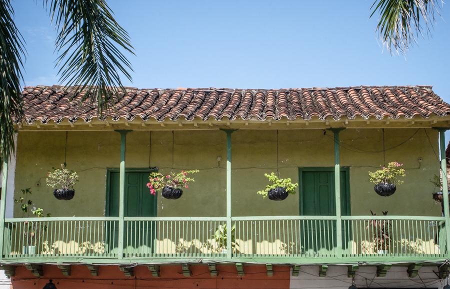 Balcon en Santa Fe de Antioquia, Colombia