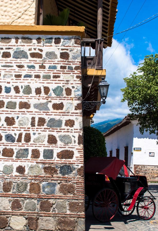 Calle en Santa Fe de Antioquia, Colombia