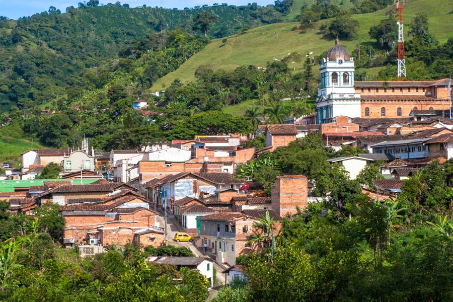 Paisaje en Titiribi, Antioquia, Colombia