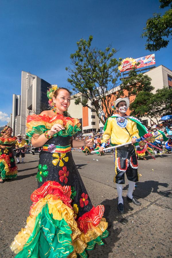 Bailarines tipicos, Feria de Flores, Medellin, Ant...