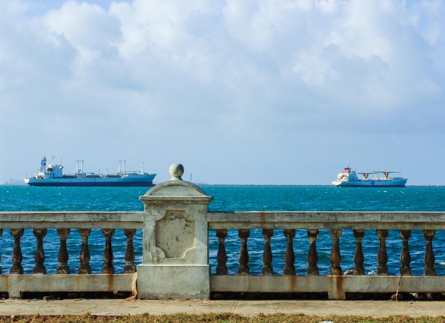 Malecon en el Casco Antiguo de Ciudad de Panama