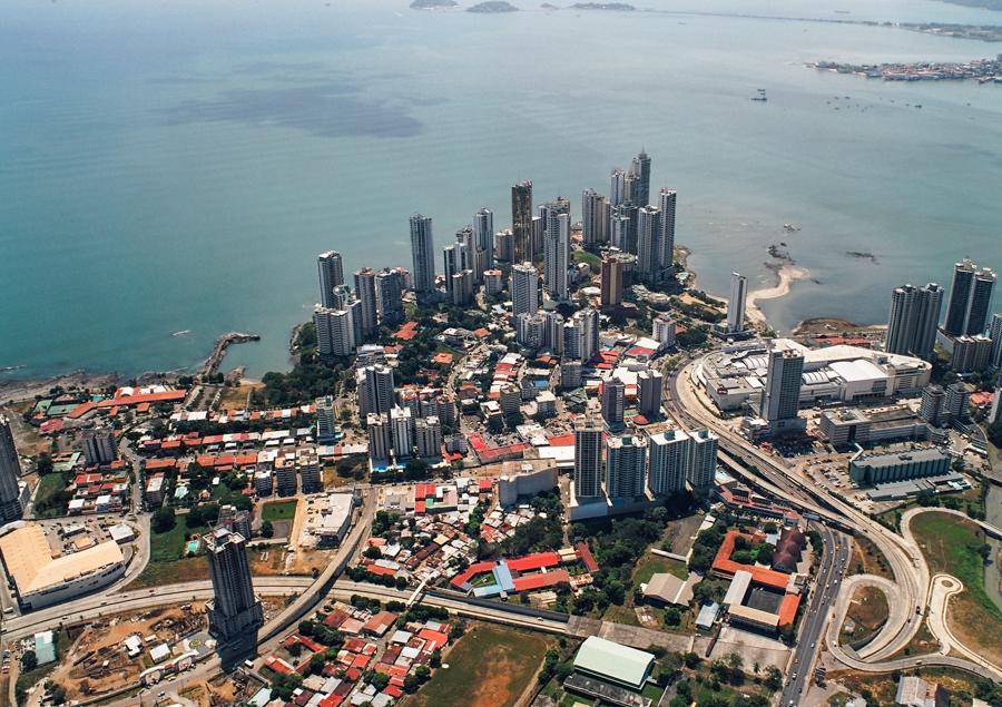 Vista Aerea de Punta Patilla, Ciudad de Panama