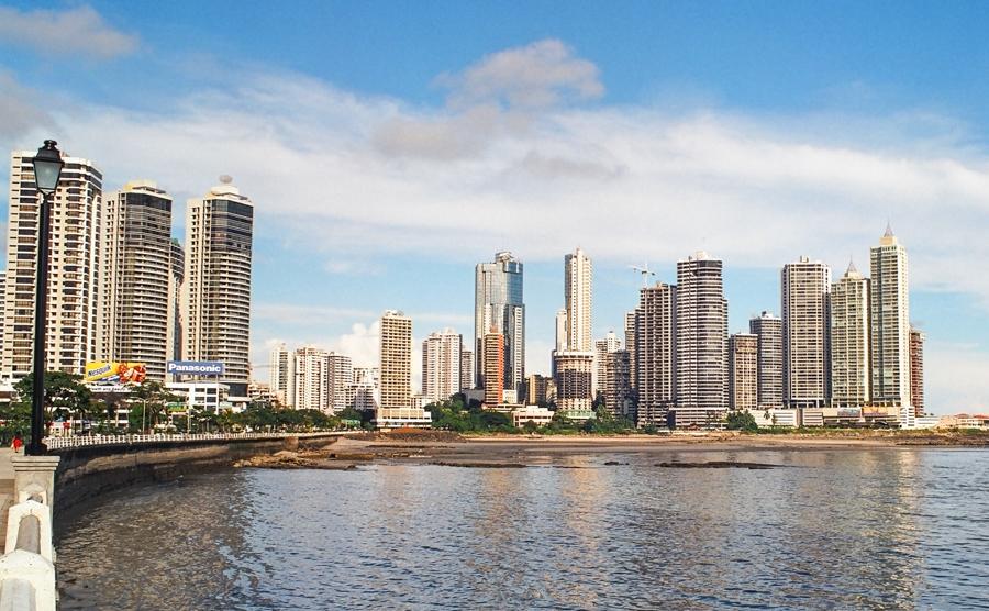 Panoramica de Ciudad de Panama, Zona Bancaria, Pan...