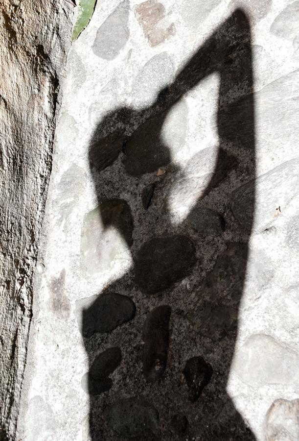 Sombra de una Mujer reflejada en el suelo