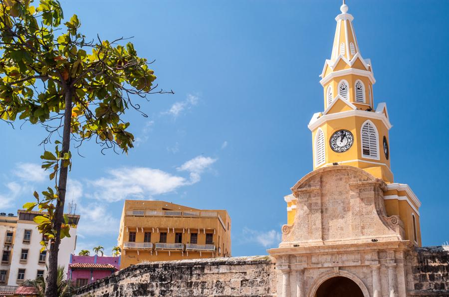 Torre del Reloj, Cartagena, Ciudad Amurallada, Bol...