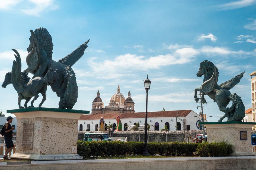 Muelle de los Pegasos, Cartagena, Bolivar, Colombi...