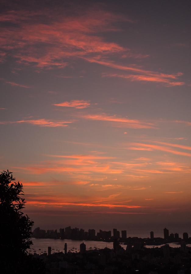 Atardecer en la Ciudad de Cartagena, Bolivar, Colo...