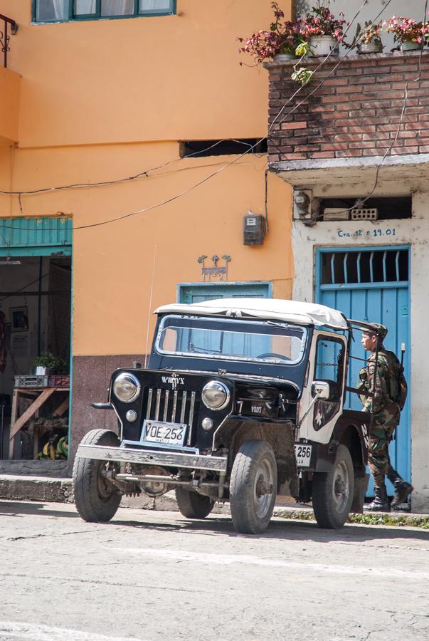 Jeep Willys en Genova, QuIndio, Colombia