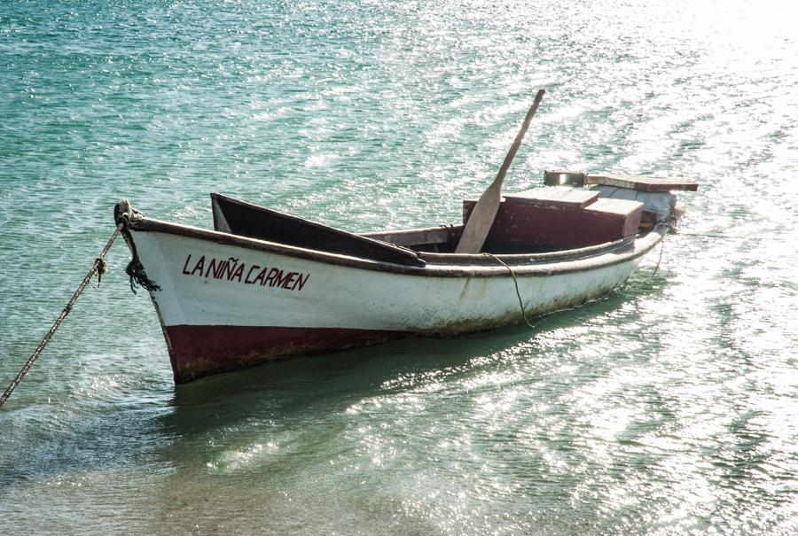 Bote en el Mar, Cabo de la Vela, Guajira, Riohacha...